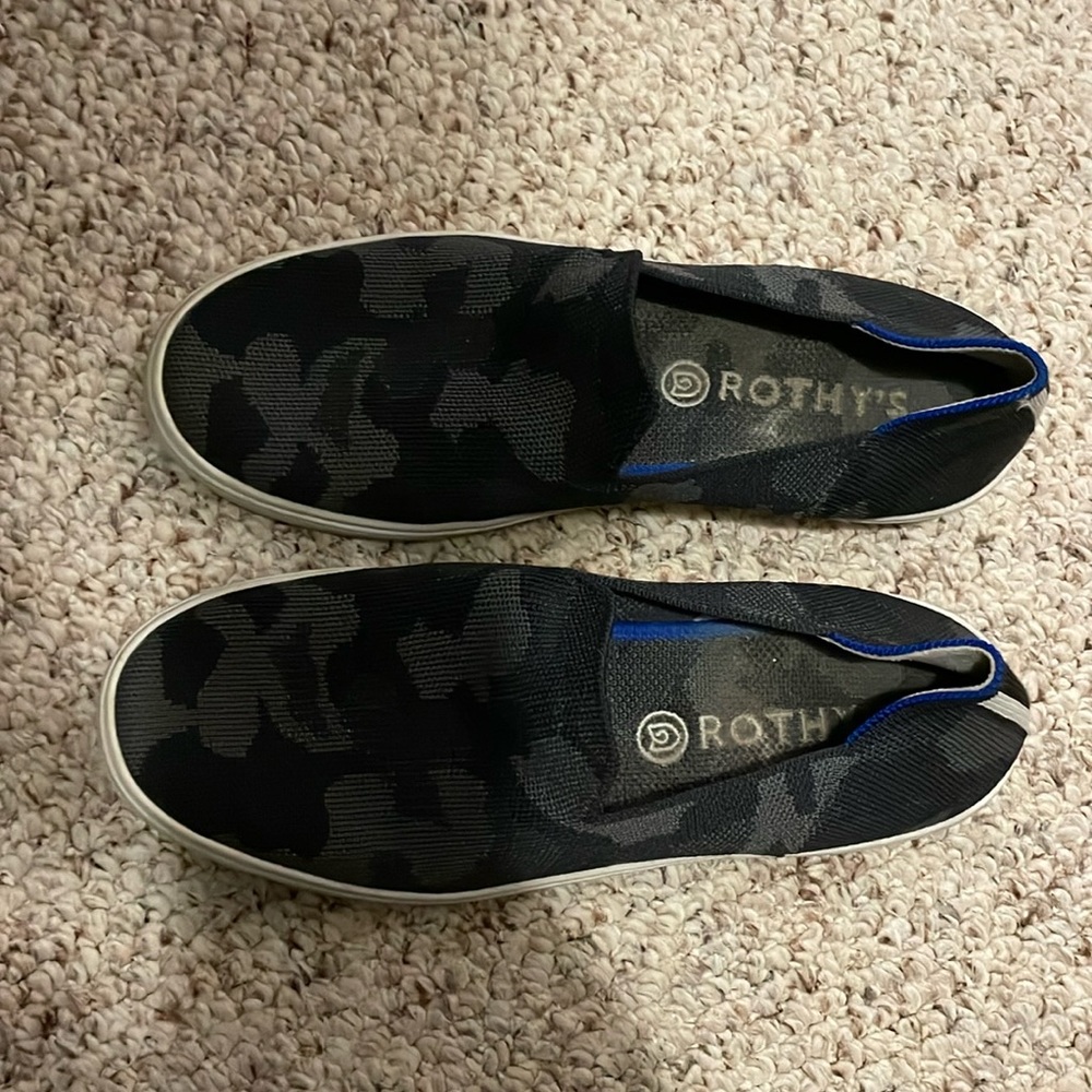 Rothy’s camo slip on